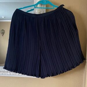 Rebecca Taylor Midnight Blue Pleated short